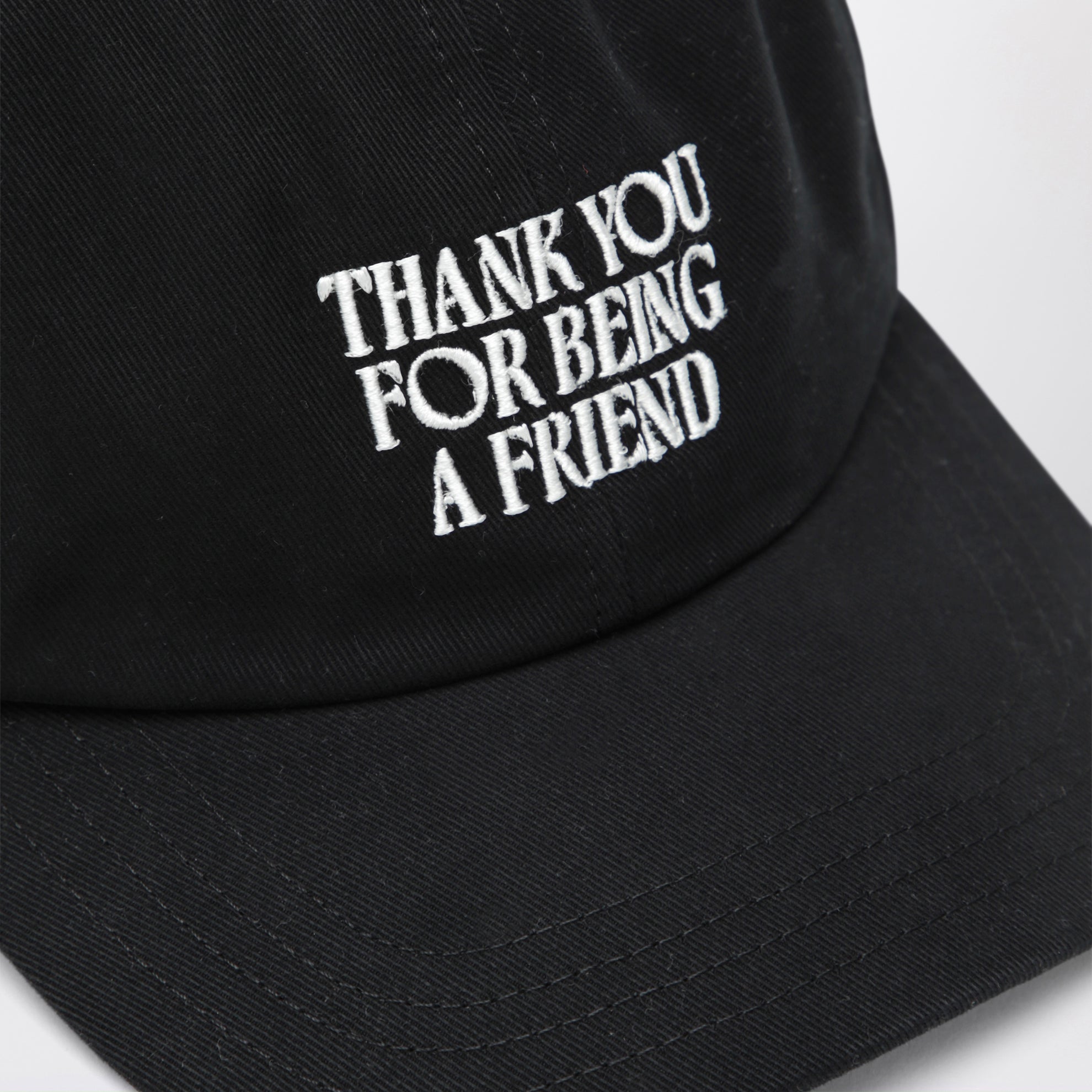 Schwarze Baseballkappe Thank You For Being A Friend