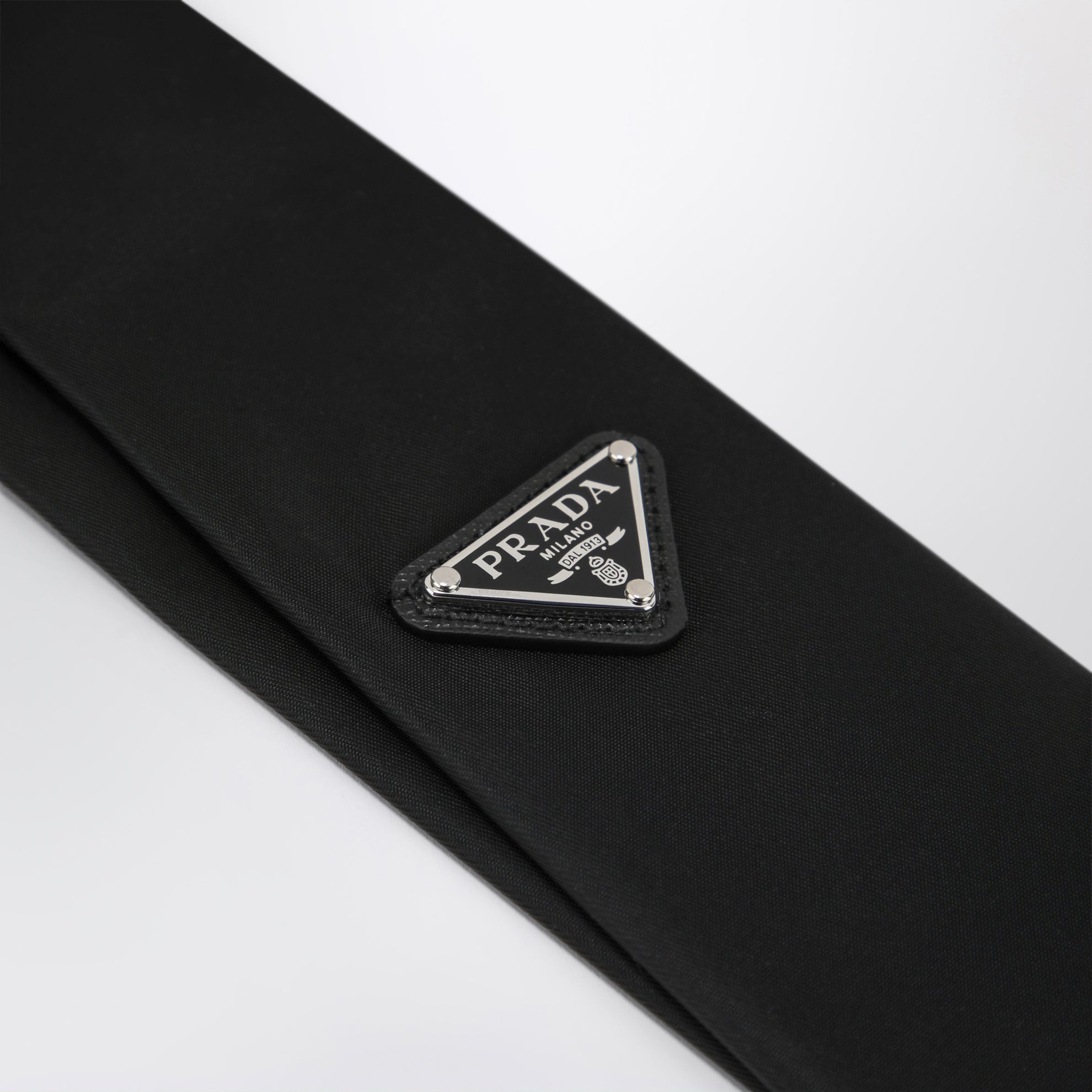 Black Re-Nylon tie