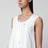 Abito babydoll ricamato bianco 