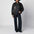 Blouson en cuir marron foncé