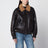 Black Aviator Volume bomber jacket