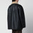 Giacca reversibile effetto shearling nera