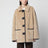 Giacca reversibile effetto shearling nera