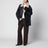Giacca reversibile effetto shearling nera