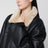 Giacca reversibile effetto shearling nera