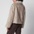 Giacca corta Faux Fur greyish beige