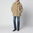 Veste beige en fausse fourrure