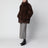 Braune Jacke aus Kunstpelz