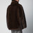 Braune Jacke aus Kunstpelz