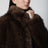 Braune Jacke aus Kunstpelz