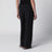 Schwarze Rayon-Hose