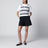 Marineblaue Bermuda-Shorts aus Baumwollmischung