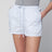 Mini shorts pigiama azzurri a righe