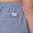 Mini shorts pigiama blu navy con motivo vichy