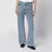 Essential light blue cotton straight-leg jeans