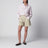 Camicia rosa a righe in misto cotone