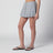 Grey mélange voluminous mini skirt