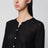 Cardigan nero in misto cotone