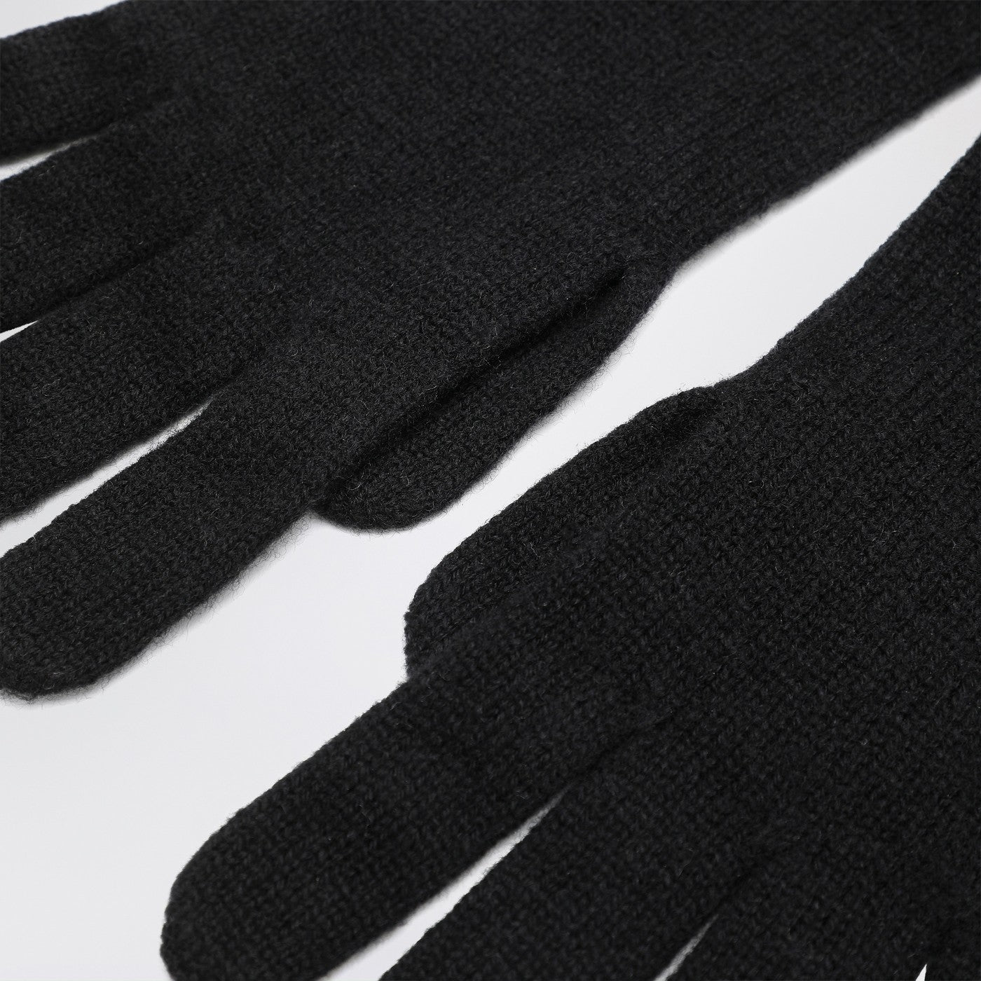Schwarze Kaschmirhandschuhe
