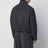 Wattierte Harrington-Jacke in Carbon Grey aus Wolle