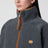 Felpa in pile grigio cenere con patch Ami