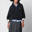 Anthrazitgraues Fleece-Sweatshirt mit Ami Patch