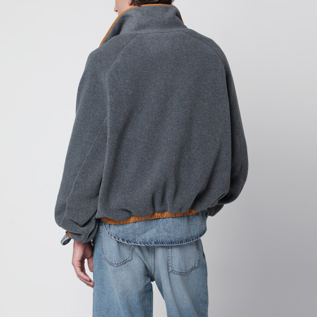 Ash Grey fleece vareuse