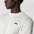 Talc white long-sleeve cotton top