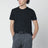 Set of three black cotton T-shirts