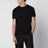 Set aus drei schwarzen Baumwoll-T-Shirts