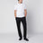 Set di tre T-shirt bianche in cotone