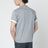 Reversible white/grey cotton T-shirt