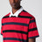 Polo a maniche corte a righe rosso / blu