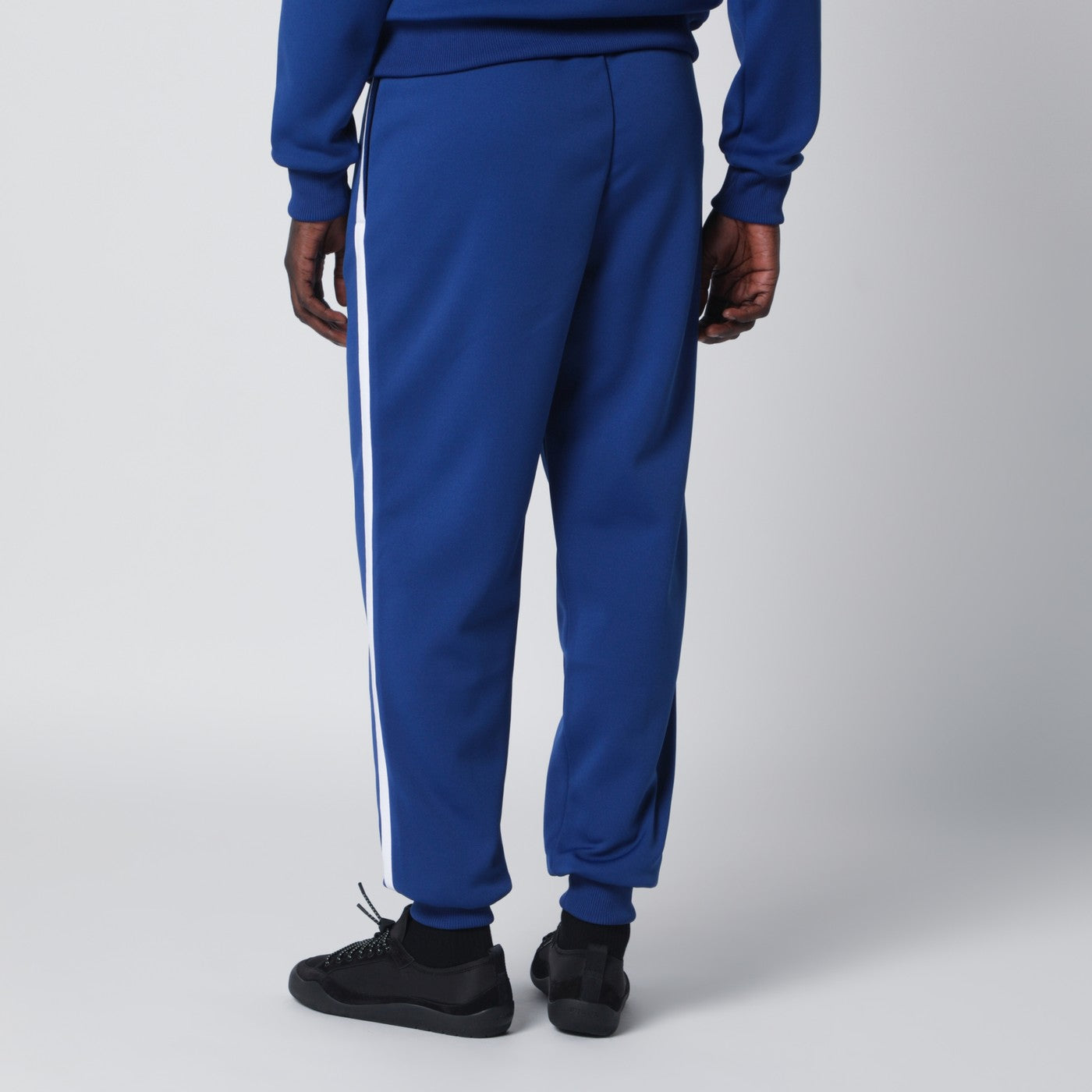 Prada Blueette/white technical fabric jogging trousers | TheDoubleF