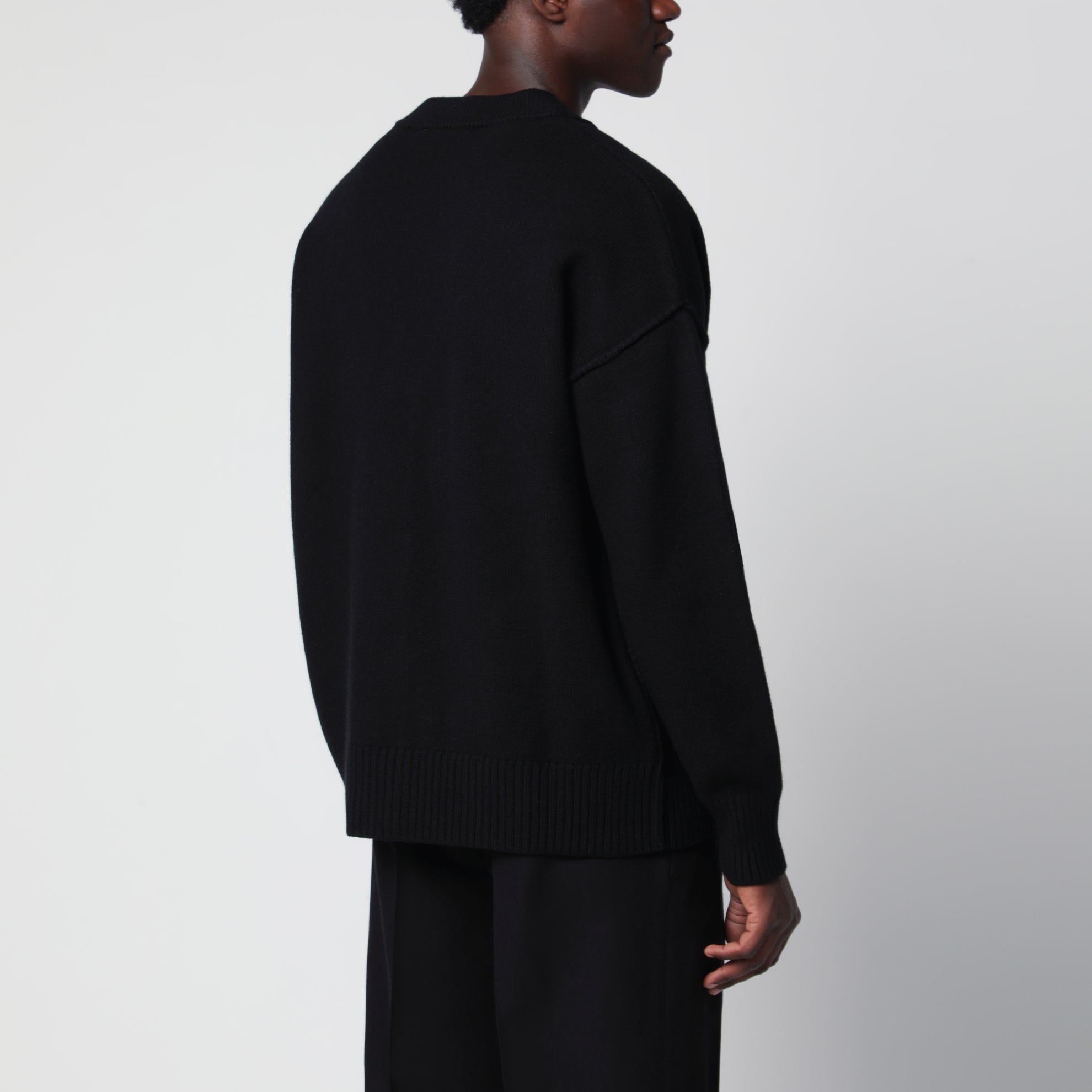 Black Ami de Coeur wool cardigan