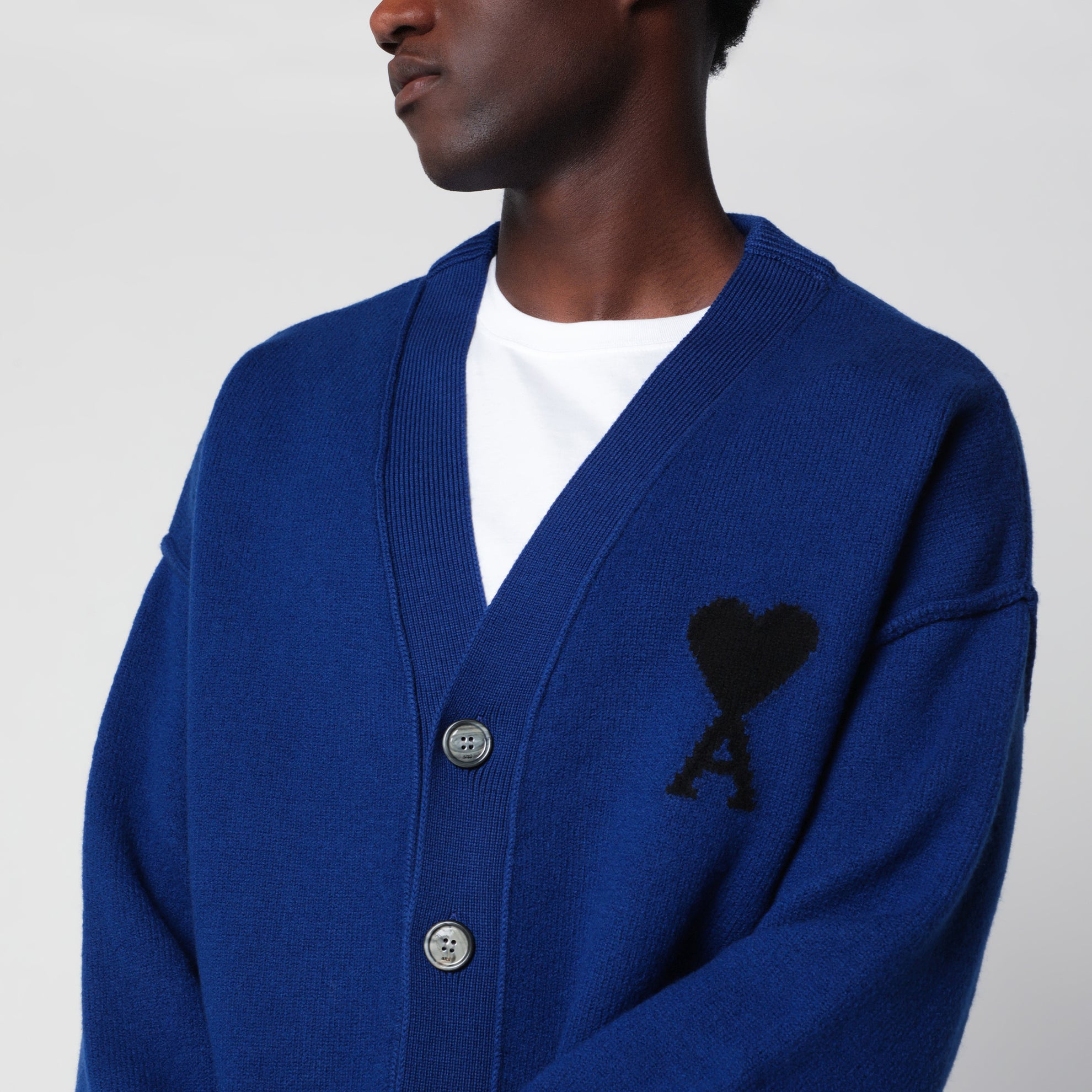 Blue Ami De Coeur wool cardigan