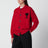 Cardigan Ami De Coeur rosso rubino in lana merino