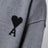 Grauer Ami De Coeur Cardigan