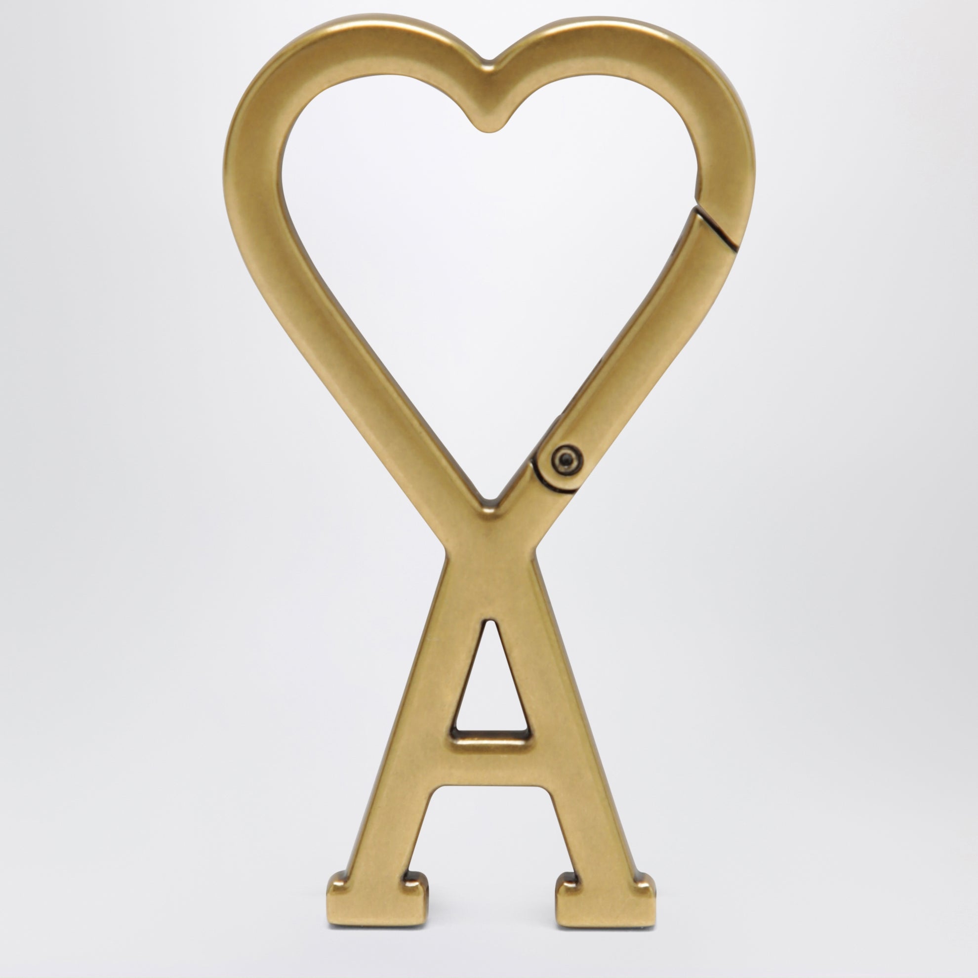 Ami de Cœur keyring with gold-tone metal clasp