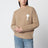 Beiger Ami de Coeur Pullover aus Wollmischung