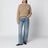 Beiger Ami de Coeur Pullover aus Wollmischung