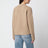 Beiger Ami de Coeur Pullover aus Wollmischung