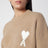 Beiger Ami de Coeur Pullover aus Wollmischung