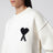 Ami de Coeur Pullover aus weißer Schurwolle