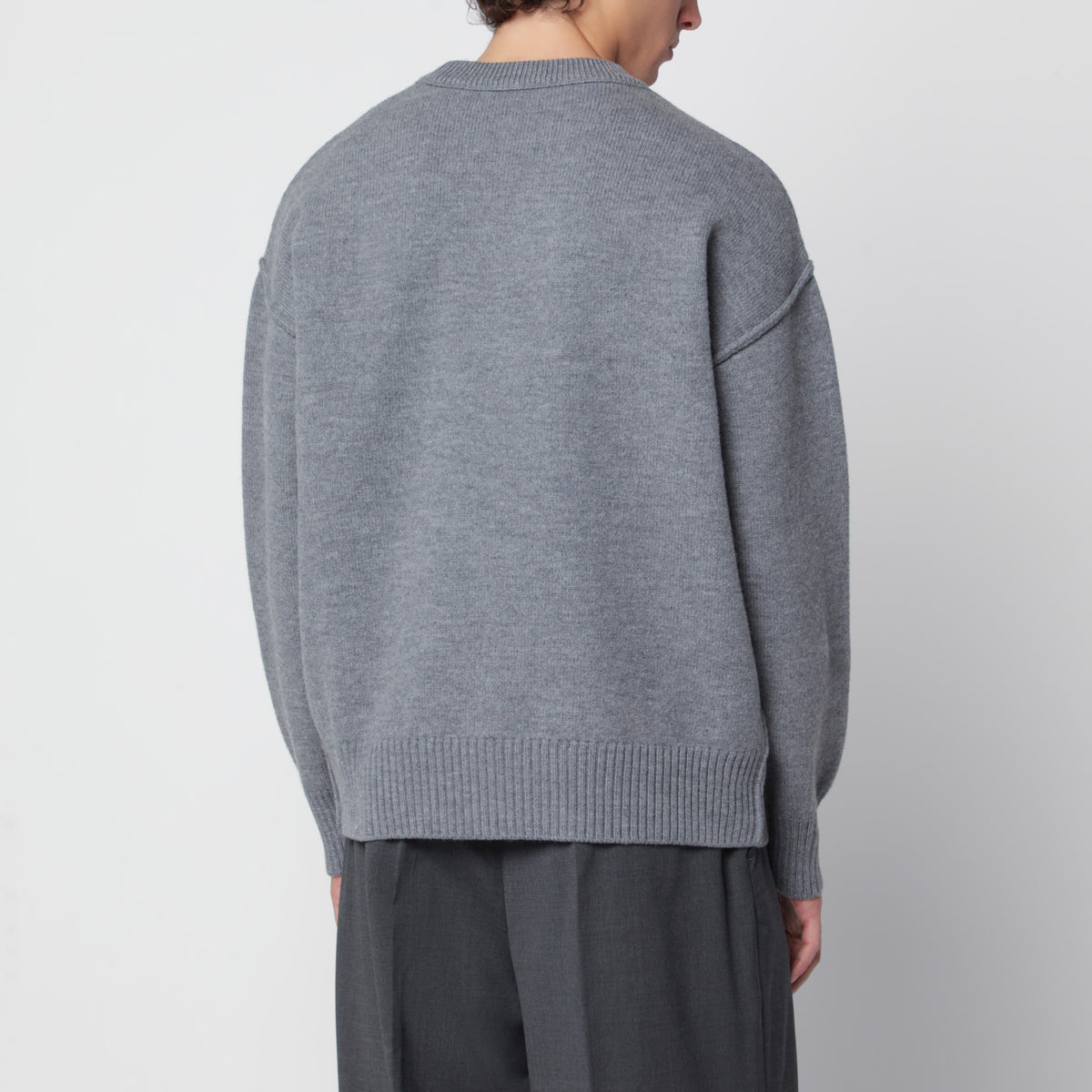 Pull Ami de Coeur gris en laine