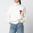Ami De Coeur white wool roll-neck jumper
