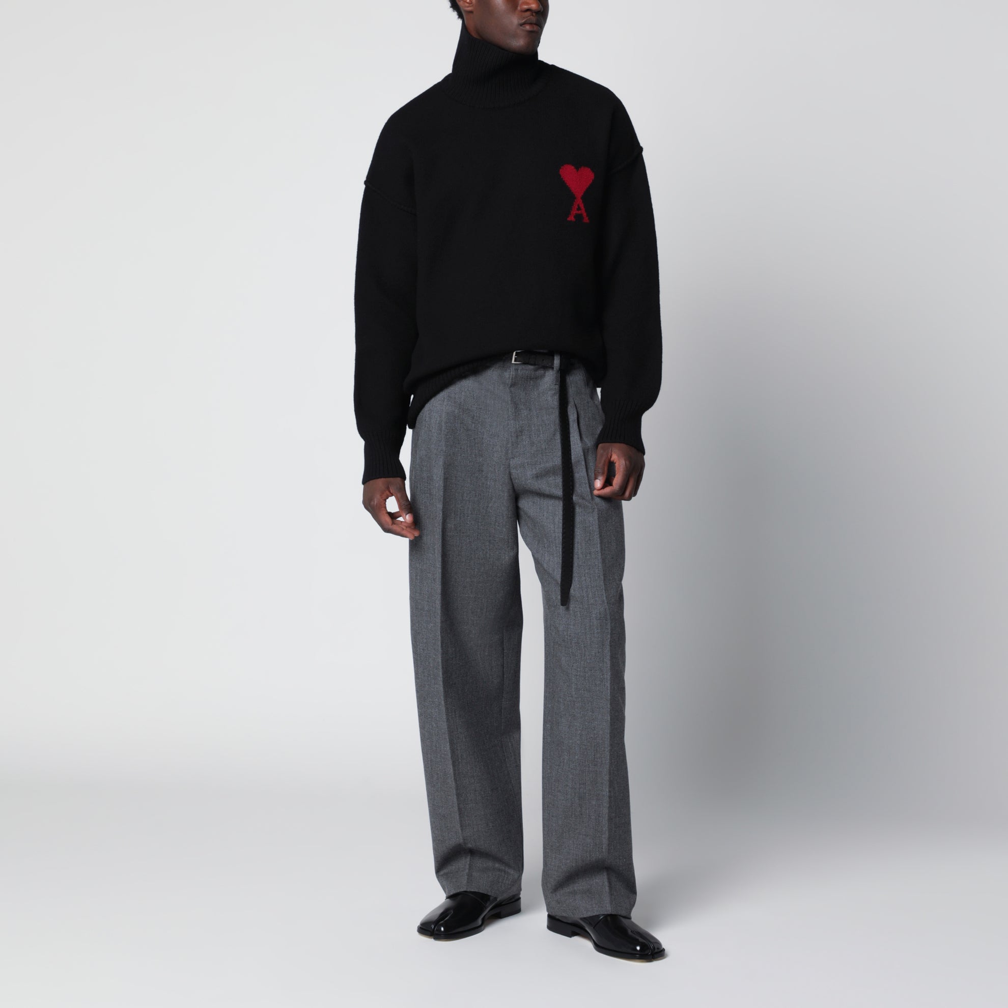 Black Ami de Coeur turtleneck sweater