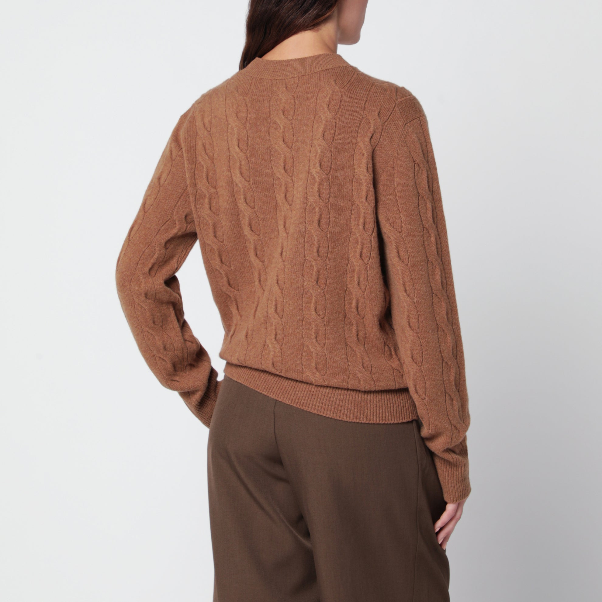 Camel merino wool sweater