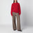 Roter Merinowollpullover