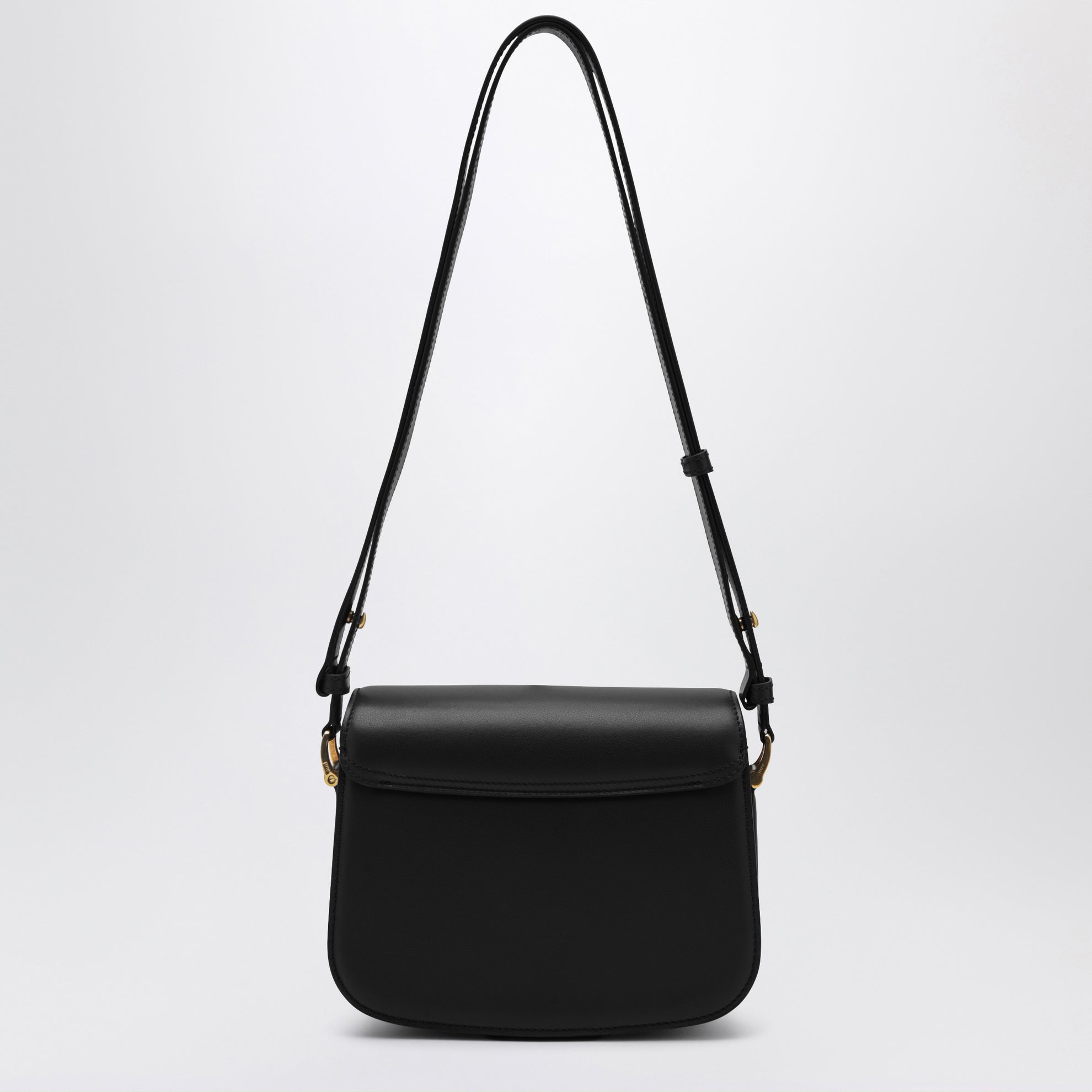 Sac Paris Paris en cuir de veau noir